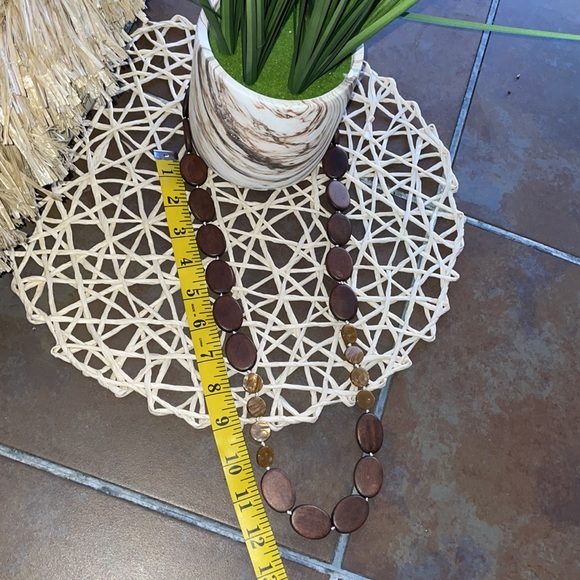 Wooden Beaded Necklace 18” Retro Style, Boho Chic- Market Find & Rebrand… - Picture 6 of 8